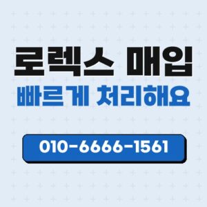 원주로렉스매입