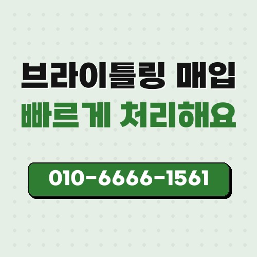 브라이틀링 매입