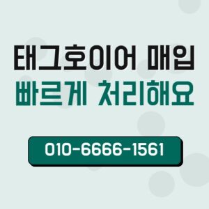 태그호이어 매입