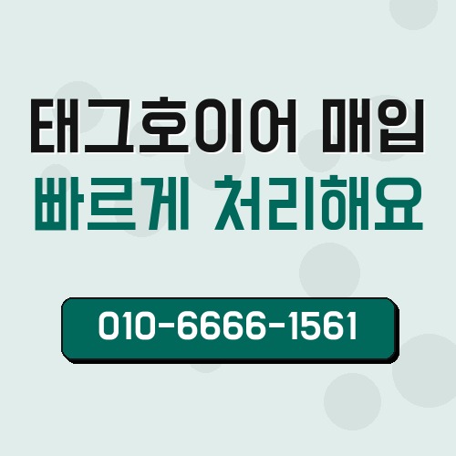 태그호이어 매입