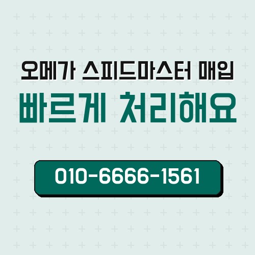 오메가 스피드마스터 매입