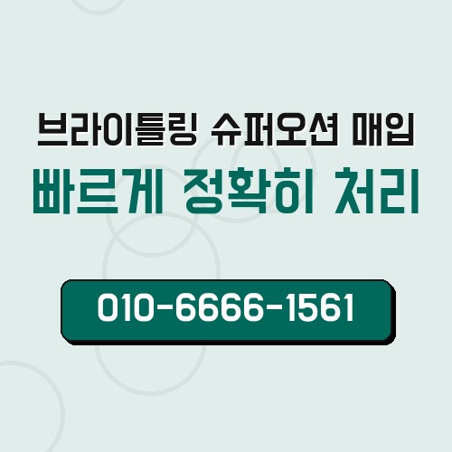 브라이틀링 슈퍼오션 매입
