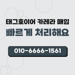 태그호이어 카레라 매입