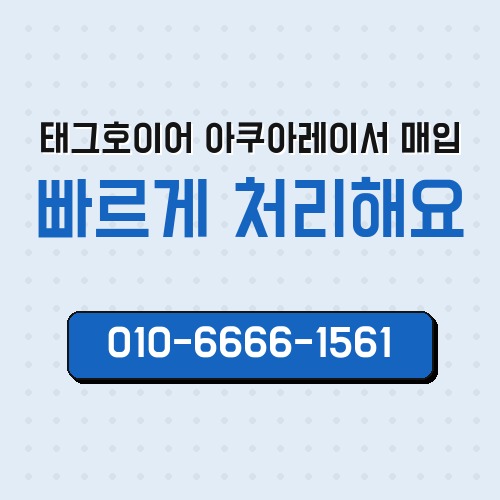 태그호이어 아쿠아레이서 매입