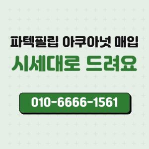 파텍필립 아쿠아넛 매입