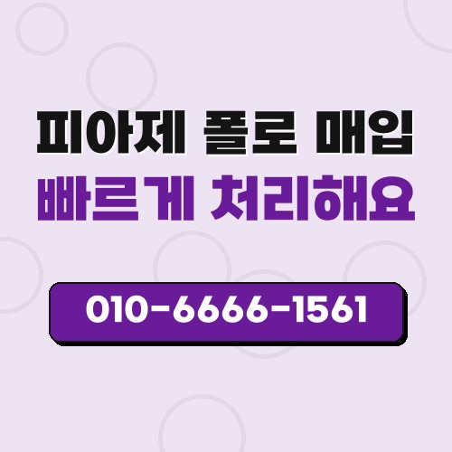 피아제 폴로 매입