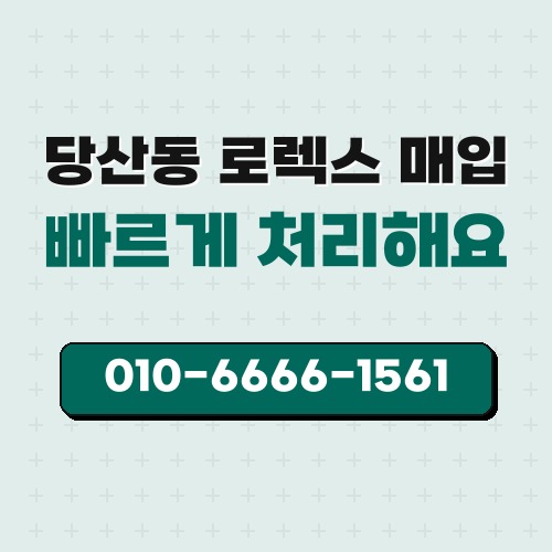 당산동 로렉스 매입