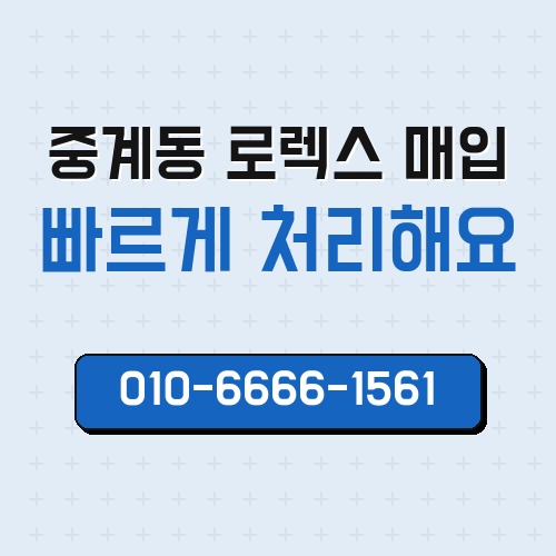 중계동 로렉스 매입