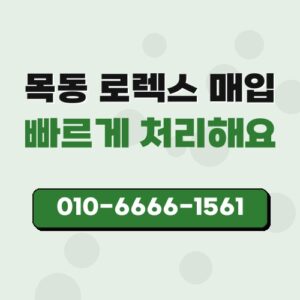 목동 로렉스 매입