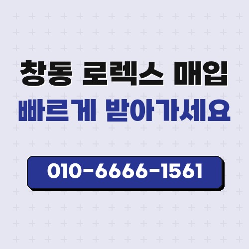 창동 로렉스 매입