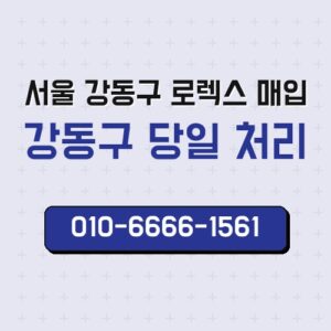 서울 강동구 로렉스 매입
