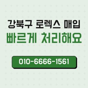 강북구 로렉스 매입